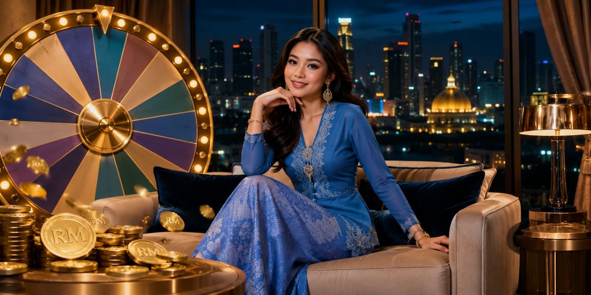 Pemain wanita berbaju kurung dari Selangor menikmati permainan roulette di is350
