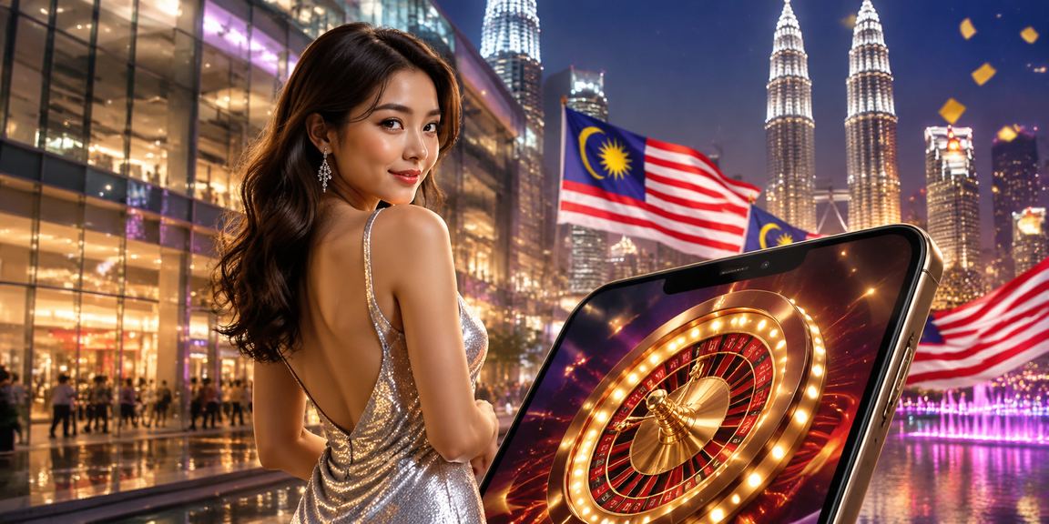 Roda roulette berputar di meja permainan bergaya di Selangor